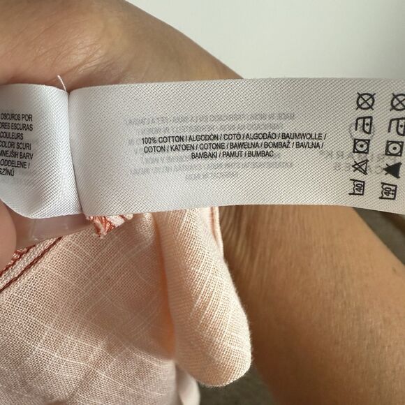 NWT Primark Maxi One Shoulder Dress Womens M Boho Beach 100% Cotton Oversized - Picture 7 of 13